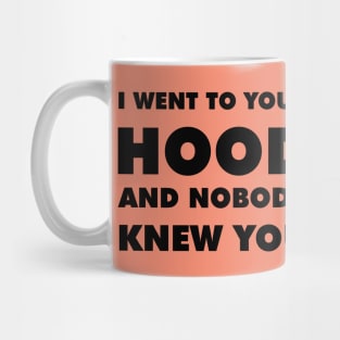 I Went To Your Hood Newschool (Black) Mug